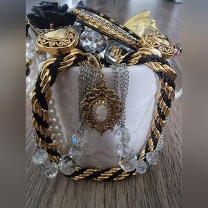 Mystery Jewelry Jar In Butterfly Etched Jar